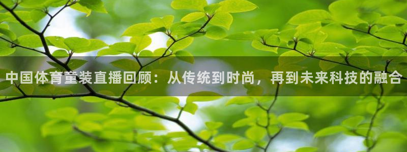 飞速体育：中国体育童装直播回顾：从传统到时尚，再到未来科技的融合