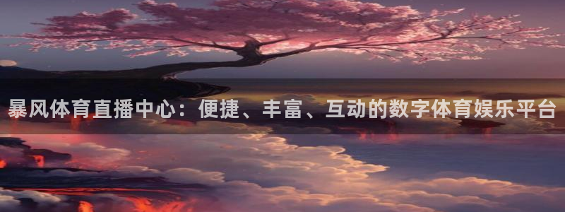 飞速nba免费直播：暴风体育直播中心：便捷、丰富、互动的数字体育娱乐平台